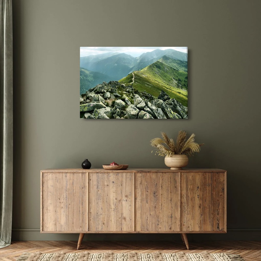 Obraz - Horská krajina (90x60 cm)