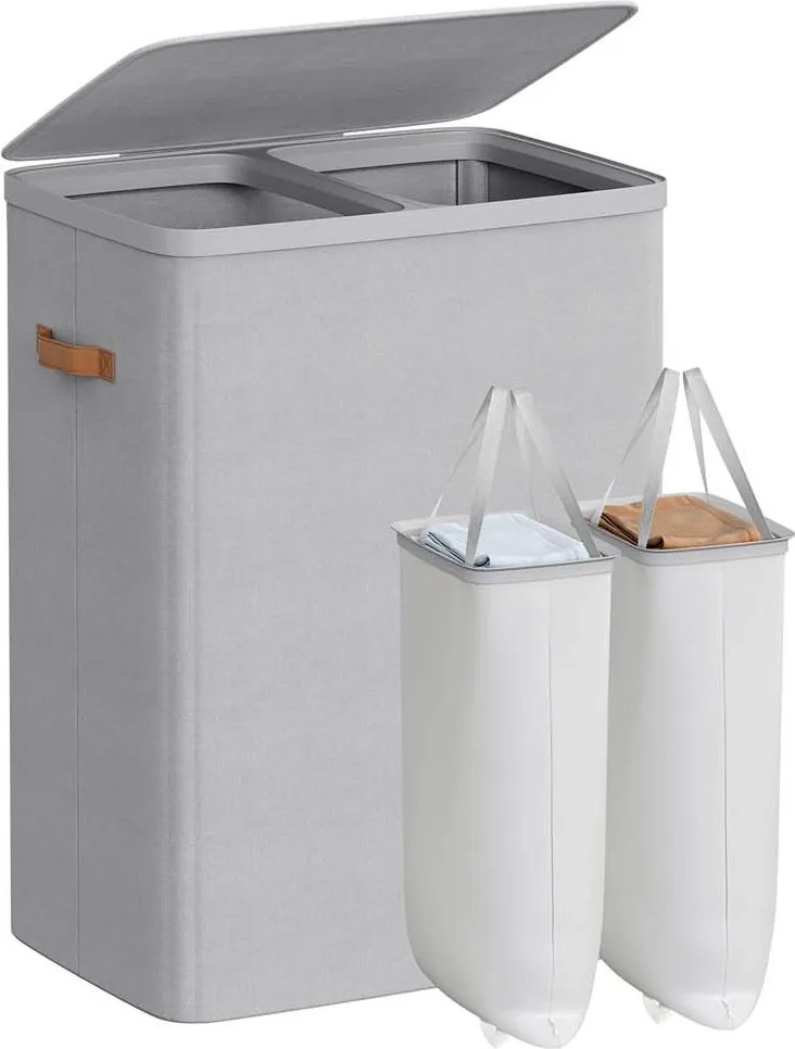 Koš na prádlo Vilém 170 L šedý