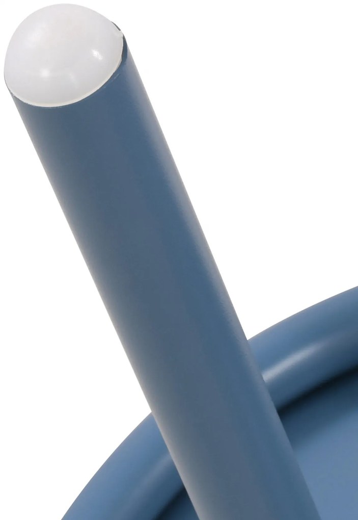 Konferenčný stolík Velva - v45 x 80 x 45 cm - Modrá