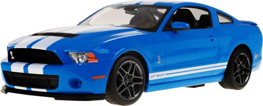 Ford Shelby Mustang GT500 modrý RASTAR 1:14 RC auto na diaľkové ovládanie + ovládač