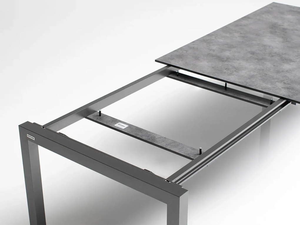 HPL rozťahovací stôl antracit150/210x95 cm