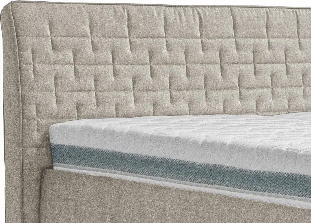 Posteľ Rita 180x200 cm, béžová látka