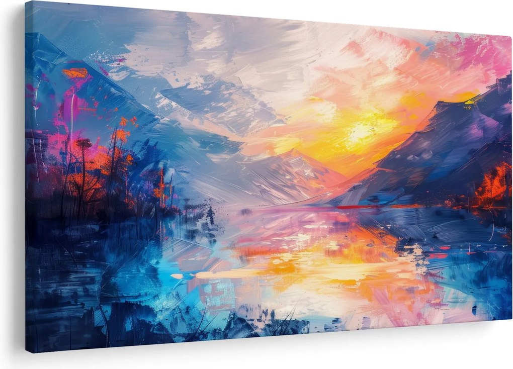 Obraz - Maľba krajiny (90x60 cm)