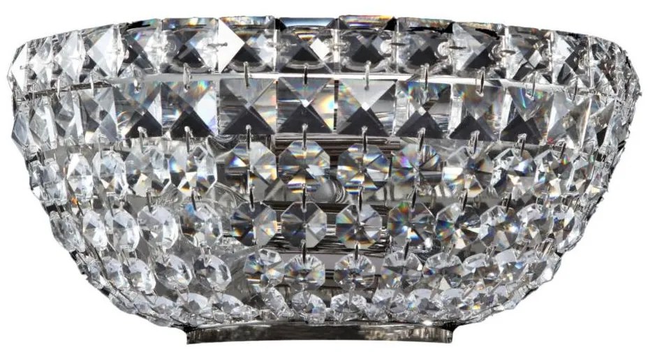 Maytoni DIA100-WL-02-N - Nástenné svietidlo BASFOR 2xE14/60W/230V chróm