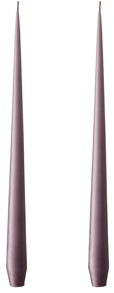 ester & erik Sviečka Taper 32 cm – 42 Muted Mauve – sada 2 ks