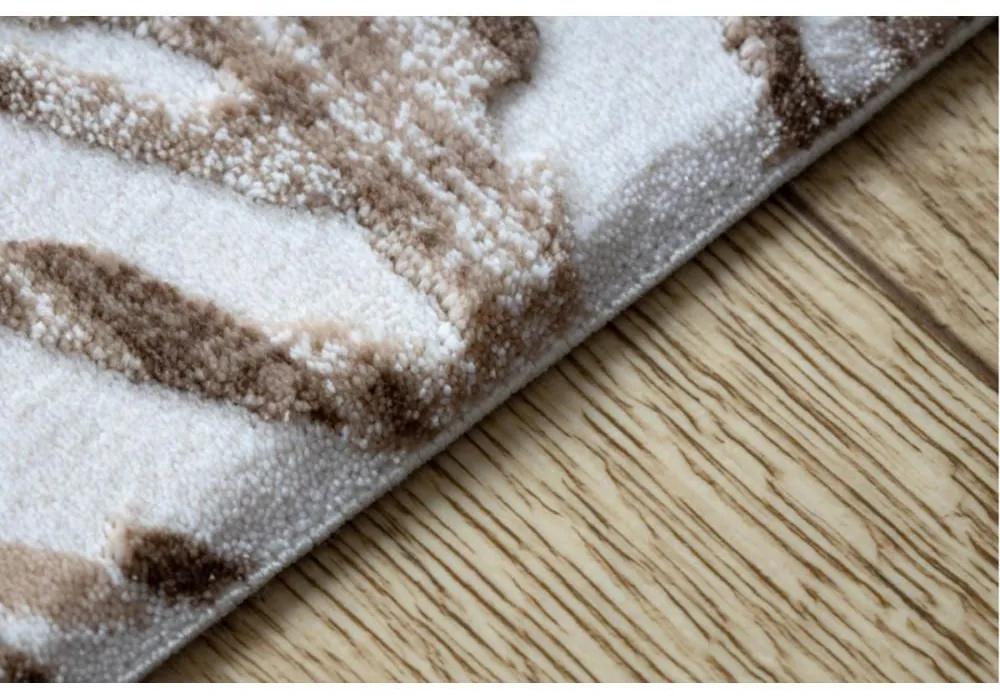 Luxusný kusový koberec akryl Foy béžový 100x300cm