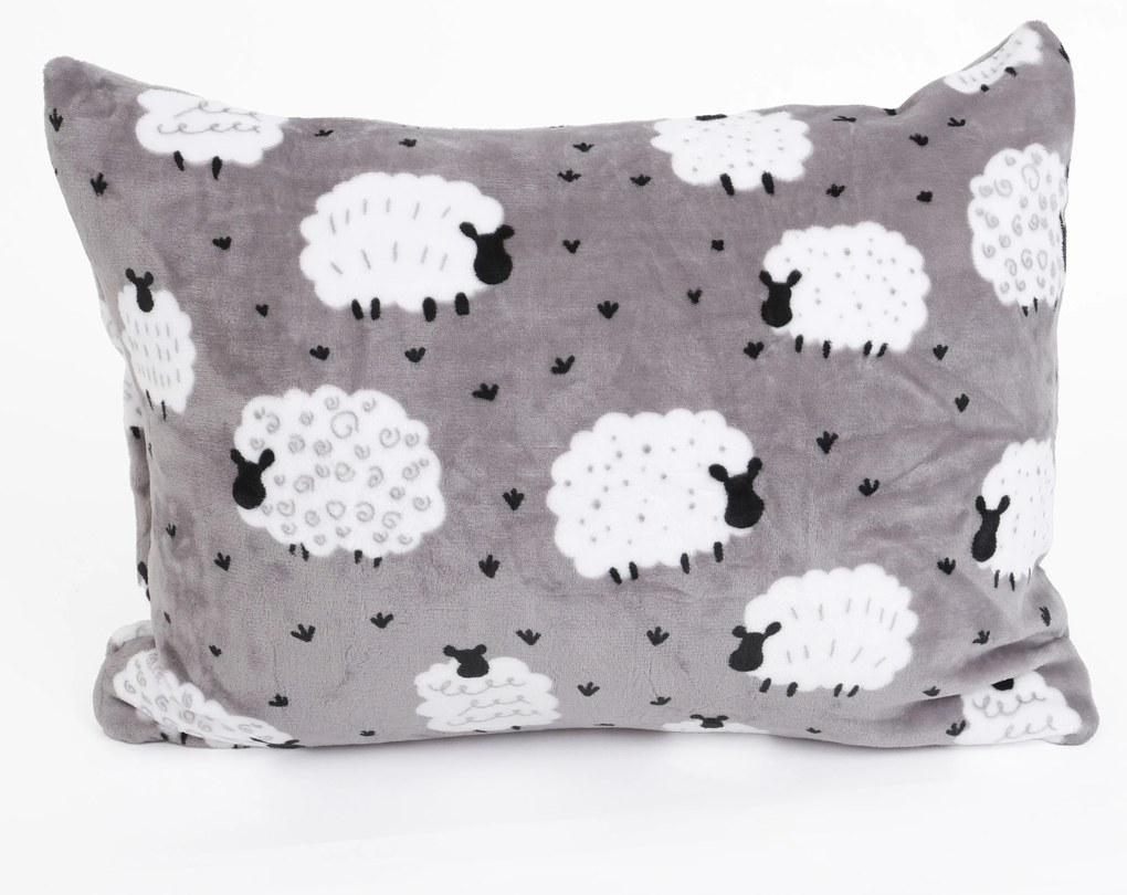 Obliečka na vankúš mikroplyš Exclusive 50 × 70 cm - Ovečky
