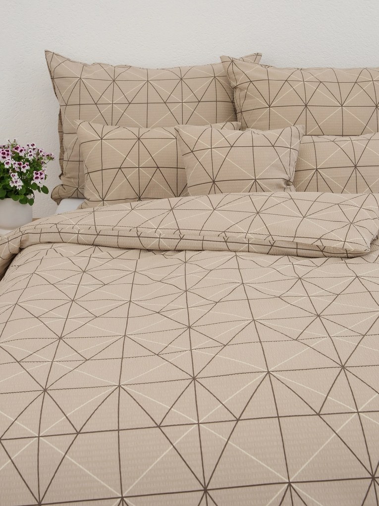 Krepové obliečky Renforcé - Sebastian béžový