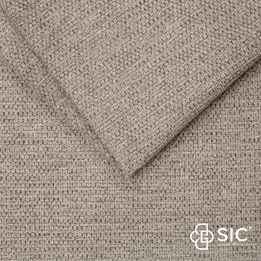 Sivá/hnedá čalúnená dvojlôžková posteľ bez roštu 180x200 cm Smart – Meise Möbel