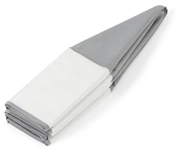 Detský suchý bazén s loptičkami pr. 80 cm bielo-sivý