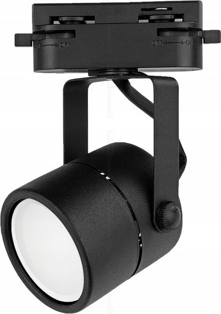 BERGE LED bodový reflektor pre žiarovku GU10, pohyblivý - čierny