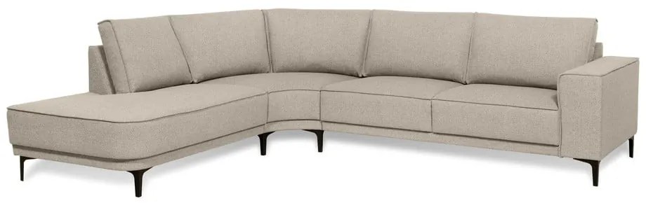 Béžová rohová pohovka (ľavý roh) Copenhagen – Scandic