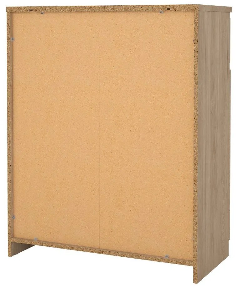 Komoda v dekore duba v prírodnej farbe 80x100x40 cm Naia – Tvilum