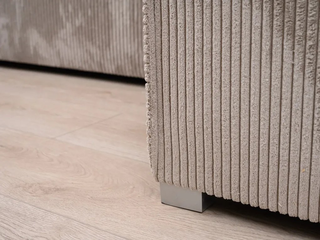 Svetlobéžová rohová pohovka SMART COSARO, obojstranná + 2 vankúše ZADARMO