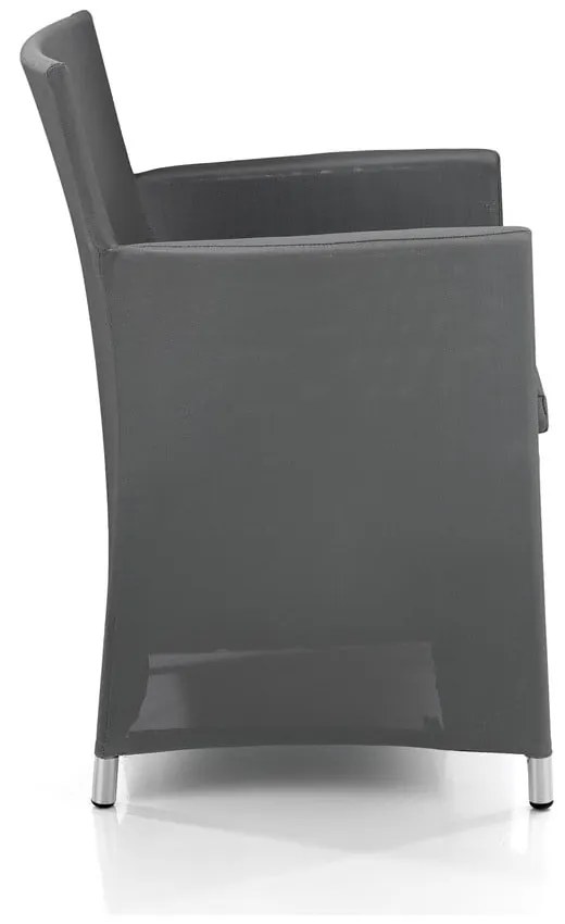 Sivá kovová záhradná stolička Bali - Tomasucci