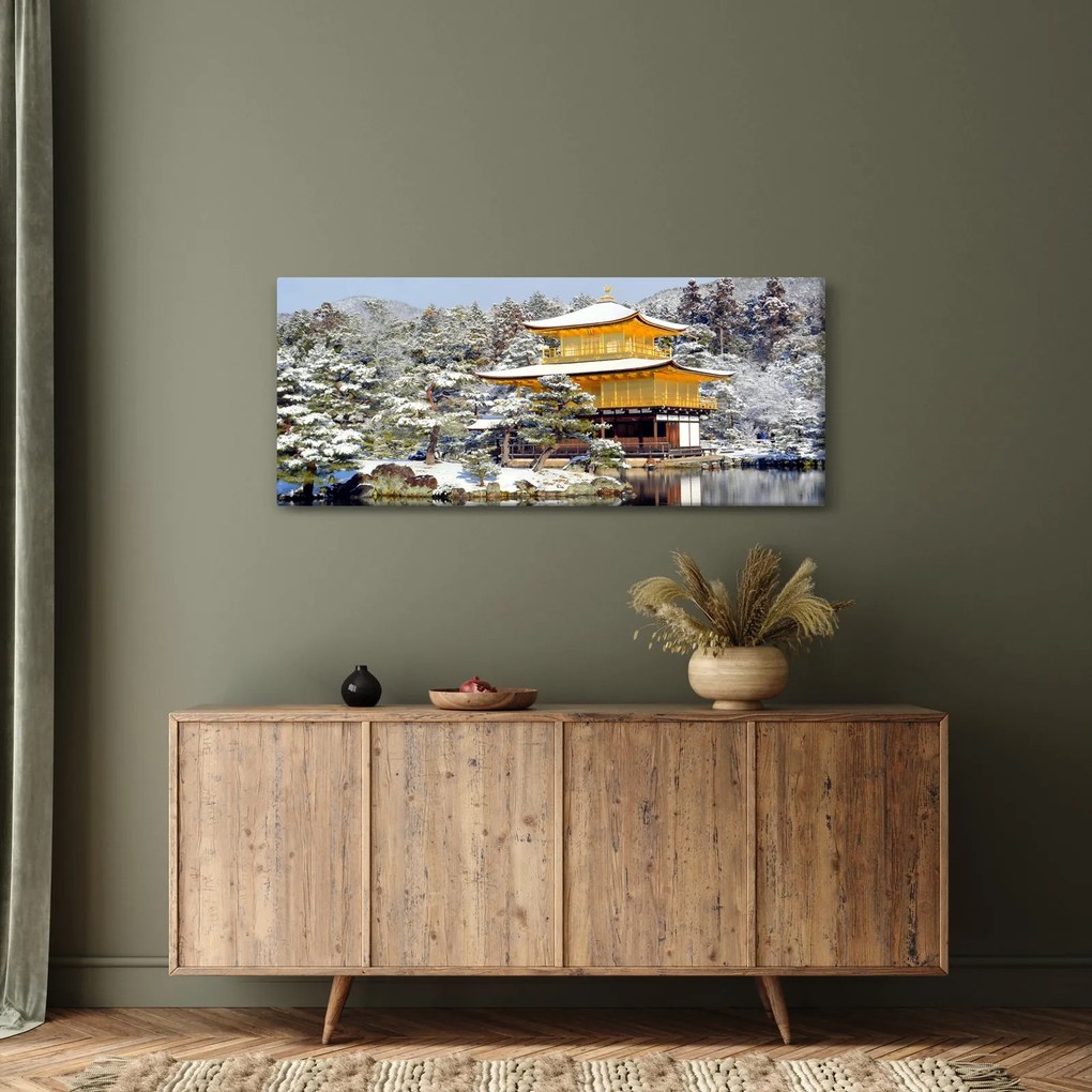 Obraz - Kinkakudži, Japonsko (120x50 cm)