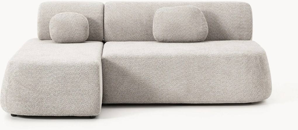 Rohová pohovka na spanie's úložným priestorom z plyšového buklé Pao