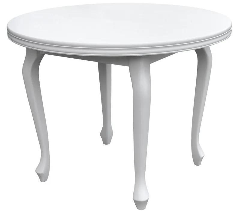 Rozkladací stôl A4, Morenie: biela