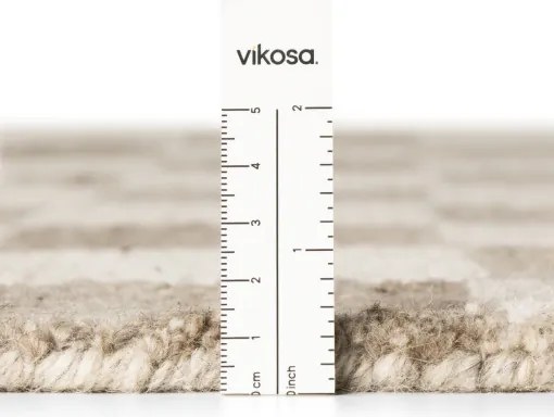 Koberec BOHO Quadra kremový / hnedý