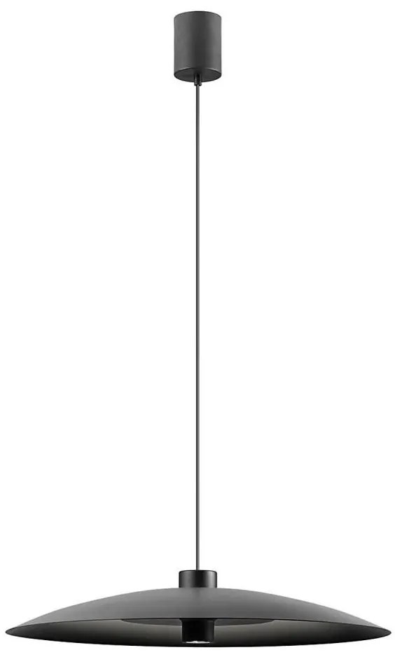 Redo 01-3021 - LED luster na lanku LARS LED/14W/230V+LED/10W pr. 60 cm CRI 90 čierna