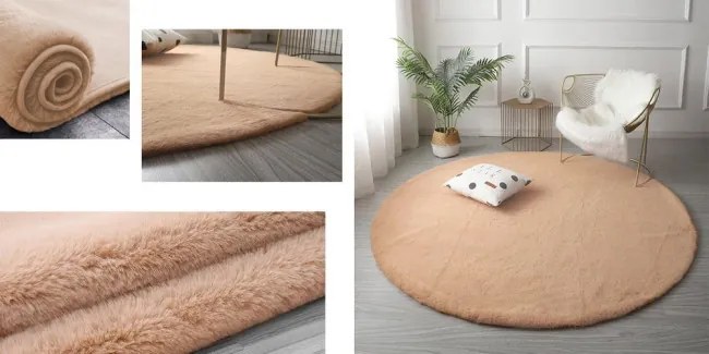 Koberec RABBIT karamelový kruh