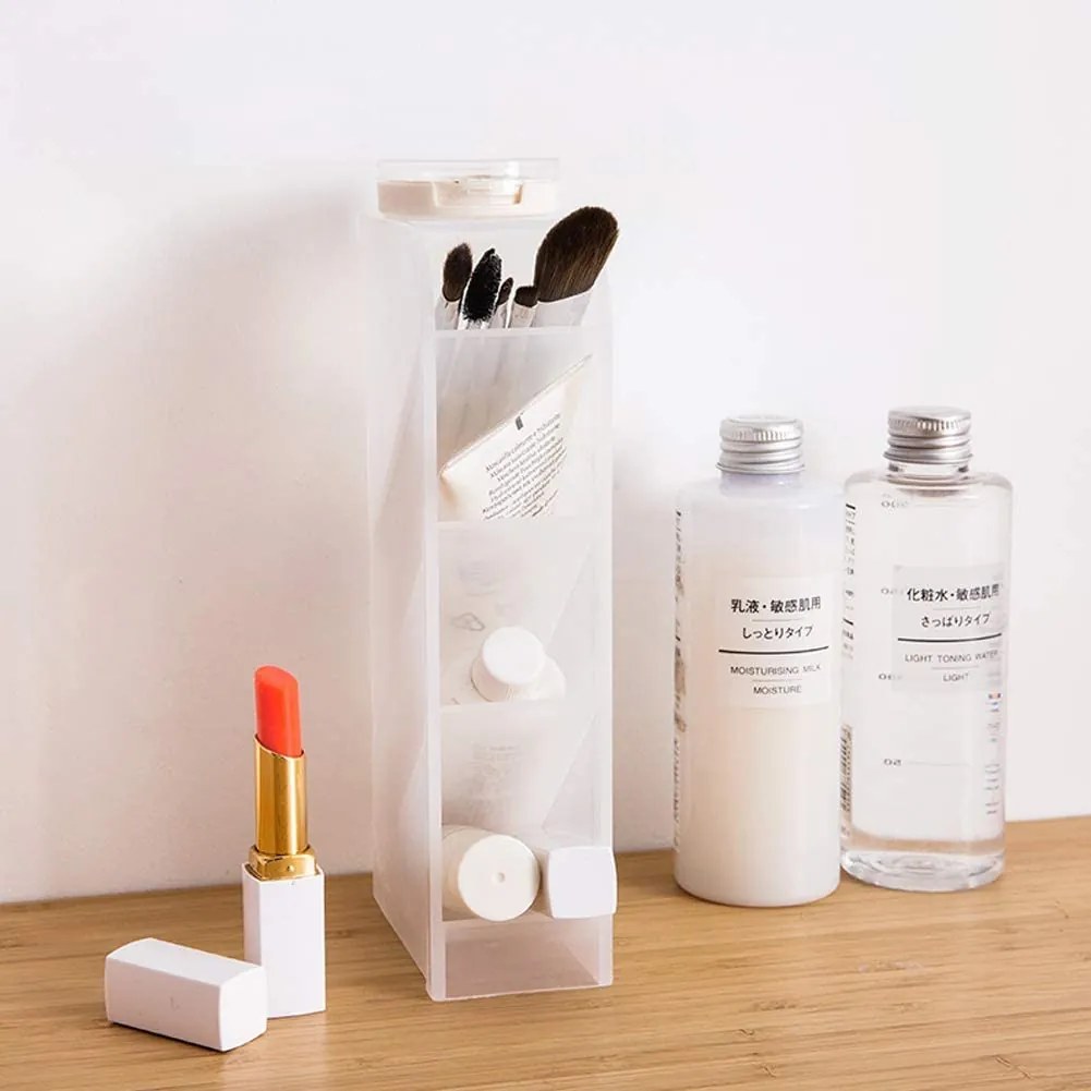 eCarla Multifunkčný stolný organizér na písacie potreby / štetce, William, transparentný