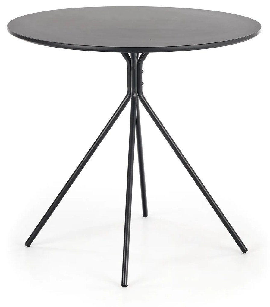 Čierny jedálenský stôl PHANTOM 80x80