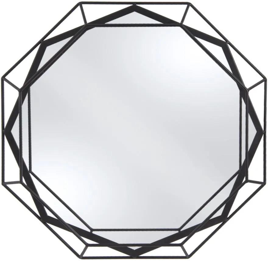 PRESENT TIME Zrkadlo s čiernym rámom Linea - zl'ava 20% (PRIMAVEMZU20SK)