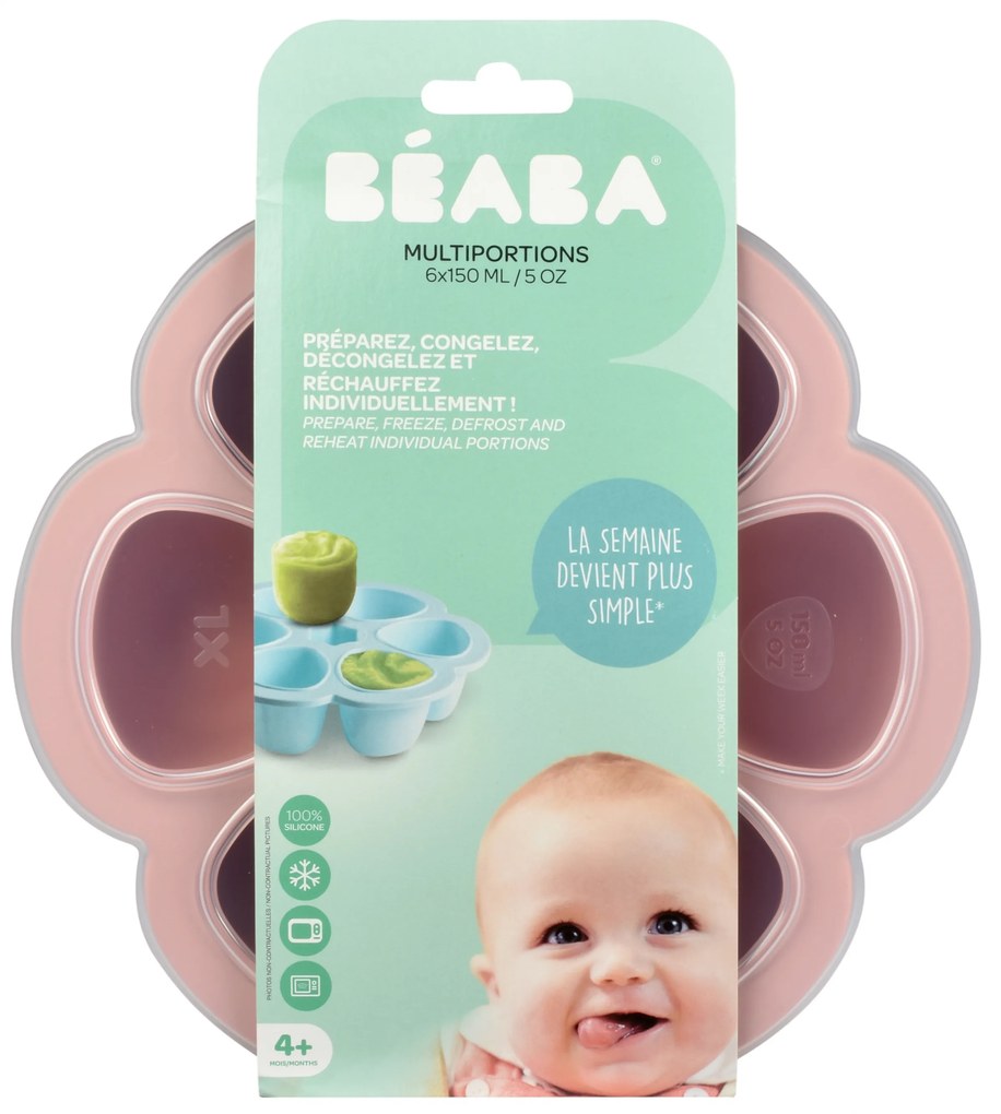 Multi-dávkovač na jedlo 6x 150ml Old Pink