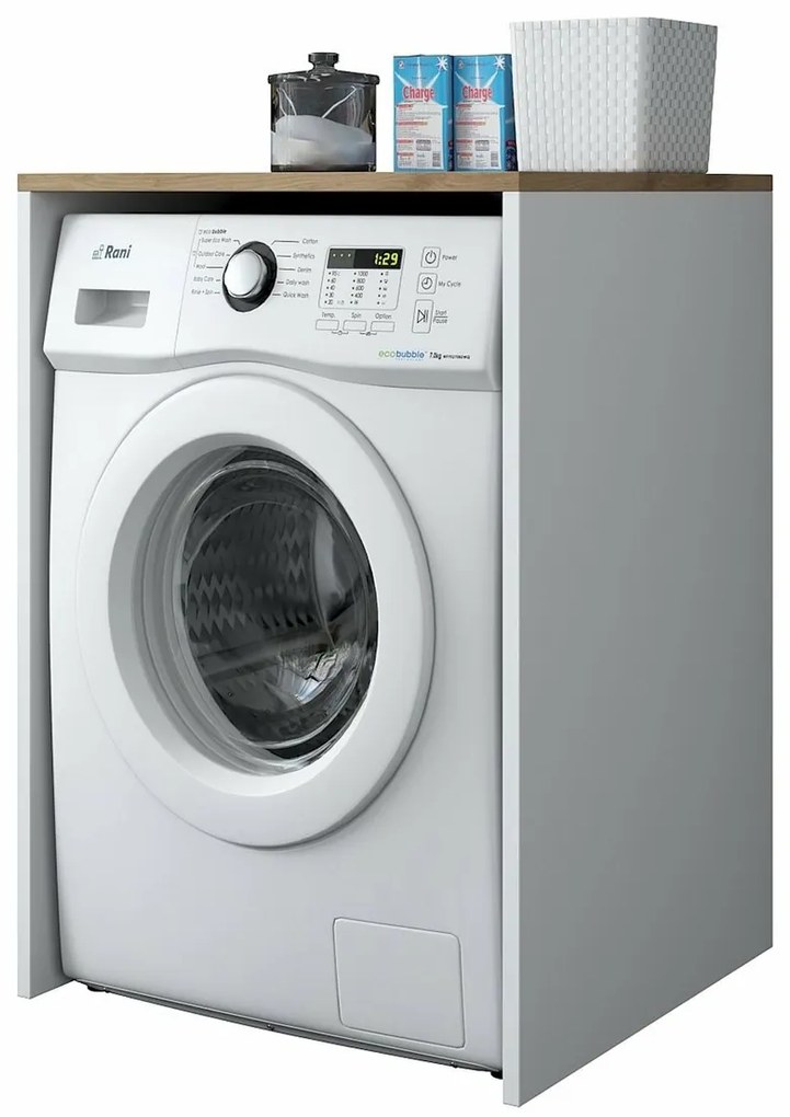 Skriňa nad práčku Duma White and Walnut