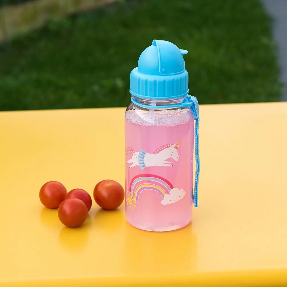 Modrá tritanová detská fľaša 500 ml Magical Unicorn – Rex London