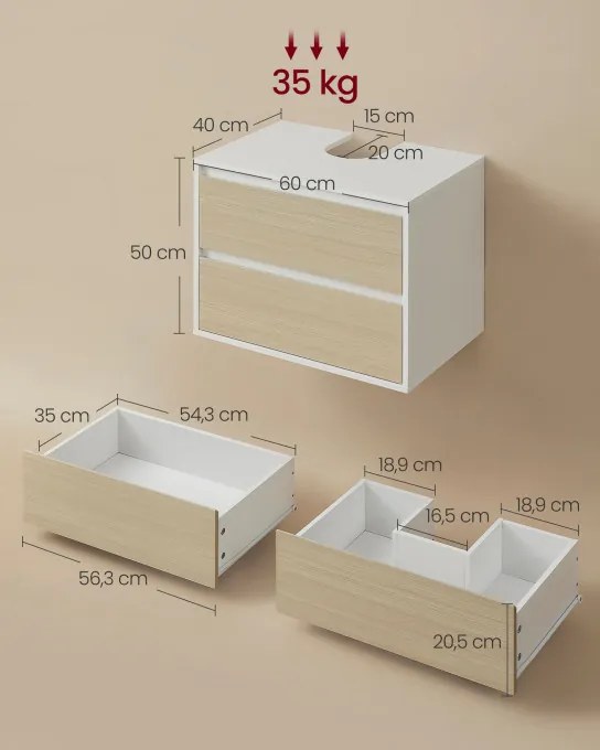 Skrinka pod umývadlo BBK501K01
