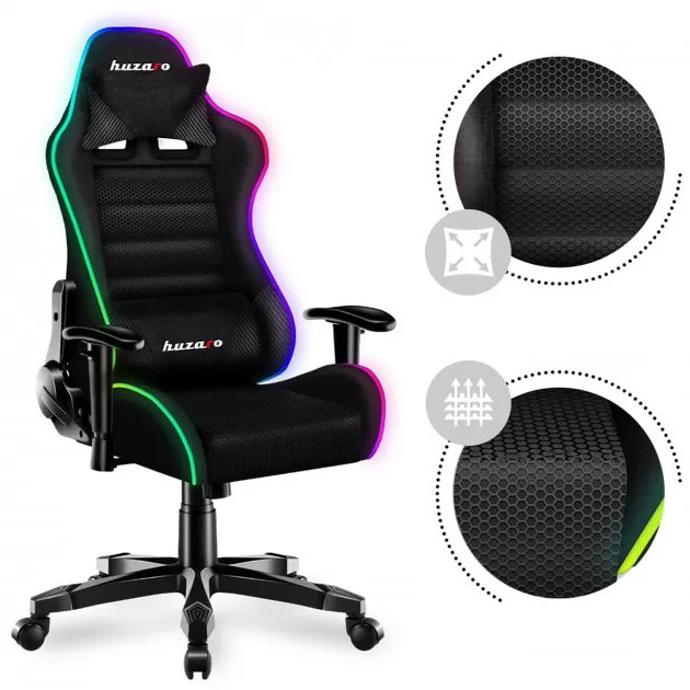 Detská herná stolička Ranger - 6.0 RGB mesh