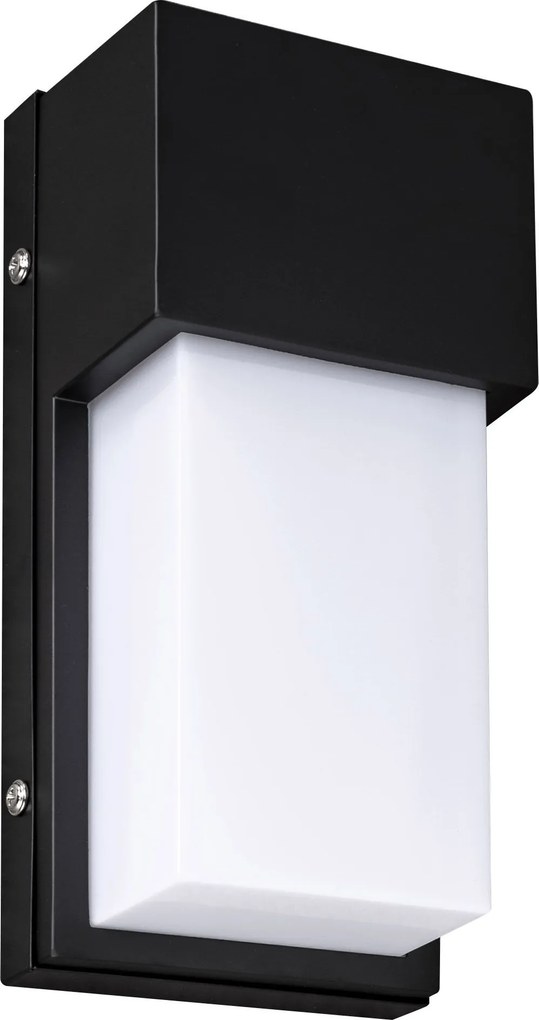 Toolight Toolight, JNH034-G, moderné vonkajšie nástenné svietidlo, 1× E27, IP44, čierna saténová, OSW-56222