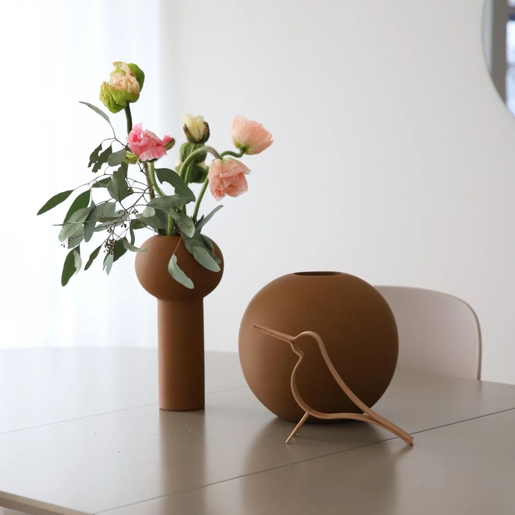 COOEE Design Drevený dekoratívny vtáčik Woody Bird Oak Small