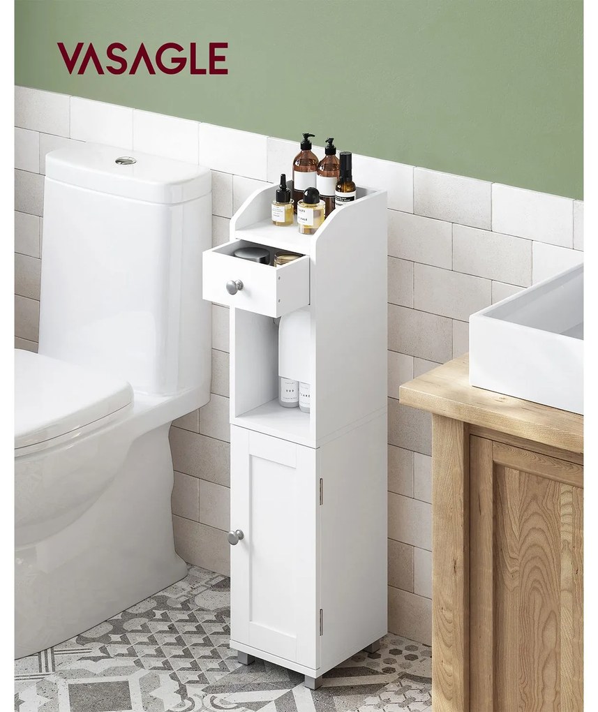 Koupelnová skříňka Vasagle Oslot bílá