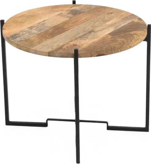 Konferenčný stolík so železnou konštrukciou WOOX LIVING Fera, ⌀ 63 cm