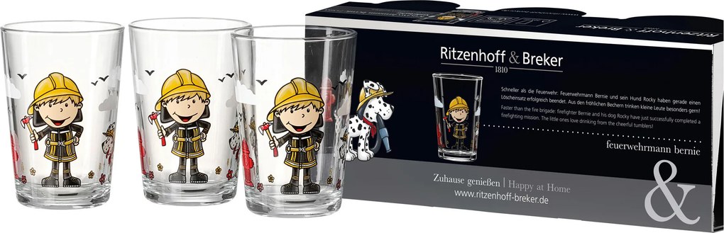 XXXLutz SADA DETSKÝCH POHÁROV Ritzenhoff Breker - Detský riad - 003417065507