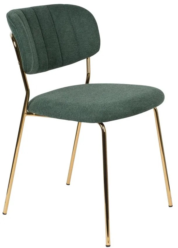 Tmavozelené jedálenské stoličky v súprave 2 ks Jolien - White Label