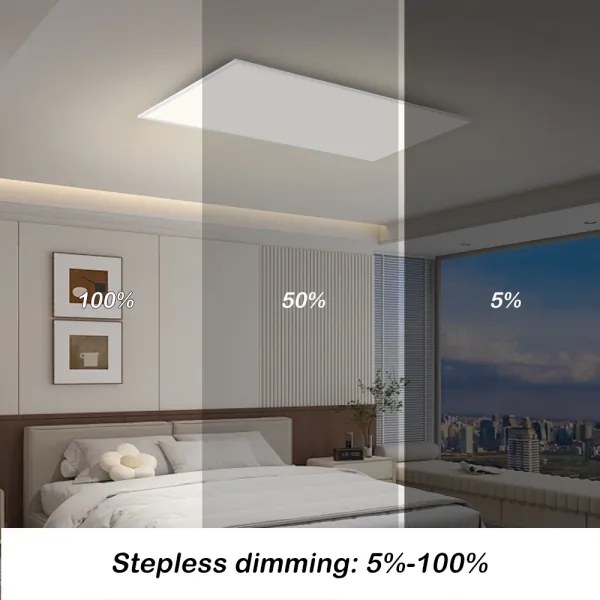 Brilagi - stmievateľné LED stropné svietidlo SLIMFRAME LED/80W/230V 120x60 cm biele + diaľkové ovládanie