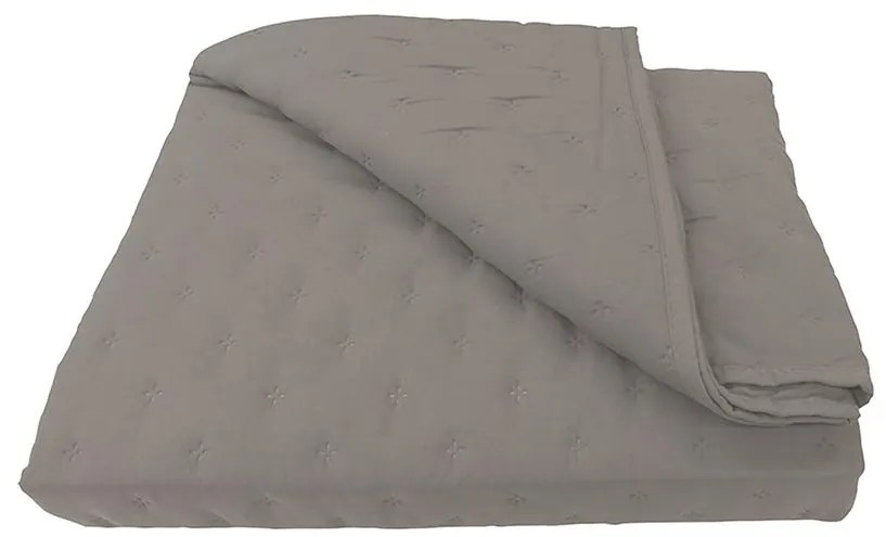 Prikrývka na posteľ Alma 170x220 cm tmavošedá Merkury Home