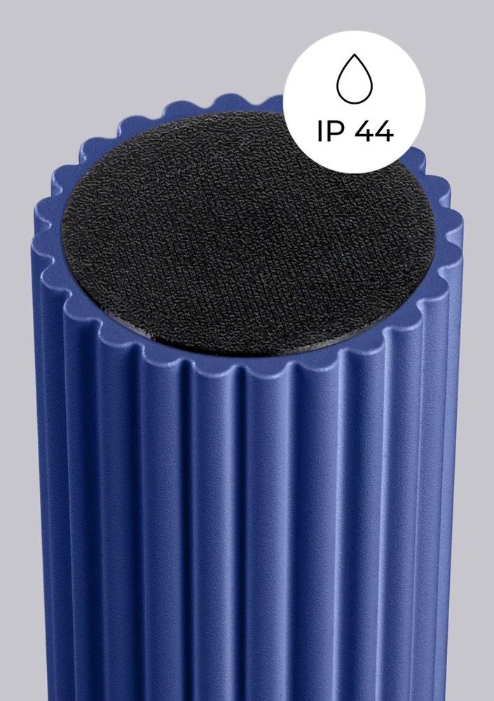 Modré stropné svietidlo so skleneným tienidlom ø 12 cm Orbital – Sollux