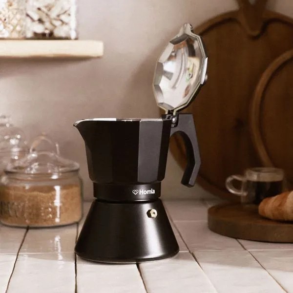 Kávovar MIA MOKKA čierny ALL 946626 300 ml