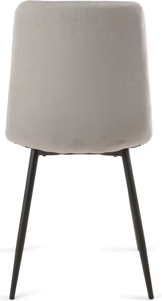Jedálenská stolička Harry, svetlo šedá látka