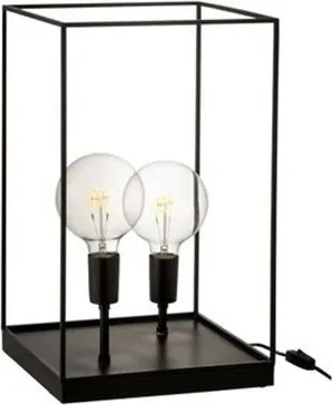 Lampa z čierneho kovového rámu Tilde L - Ø 30,5 * 50,5 cm