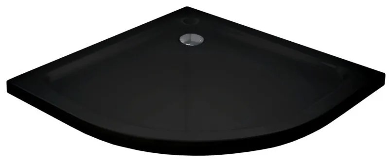 Sprchová vanička Mexen Slim čierna 70x70 cm + sifón