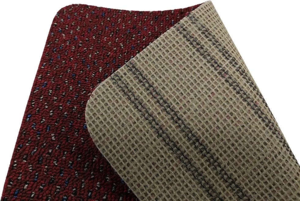 Koberec metráž New Techno 3556 červené, na mieru, šíře 4m, červená, ab (mriežka), chodba / predsieň, Timzo