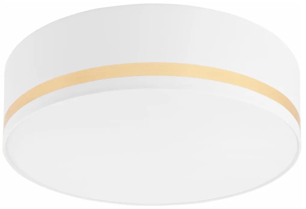 Stropné svietidlo SIRJA STRIPE 4xE27/15W/230V pr. 45 cm biela