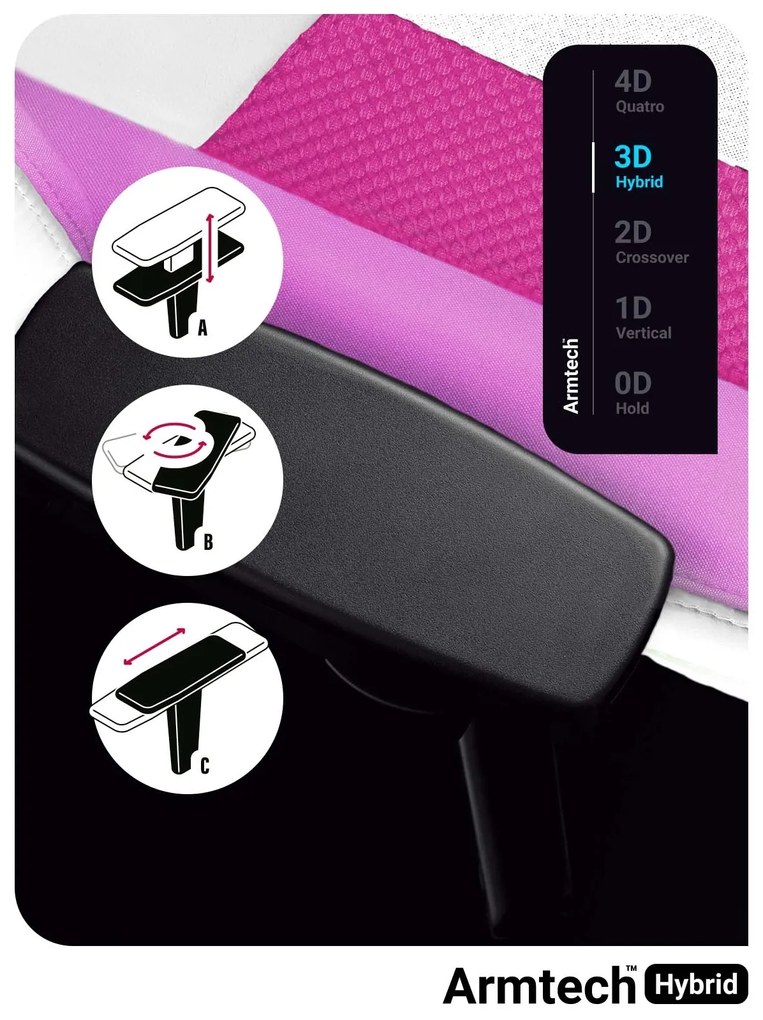 Látkové herné kreslo Diablo X-Player 2.0 Normal Size, Marshmallow Pink/ ružové