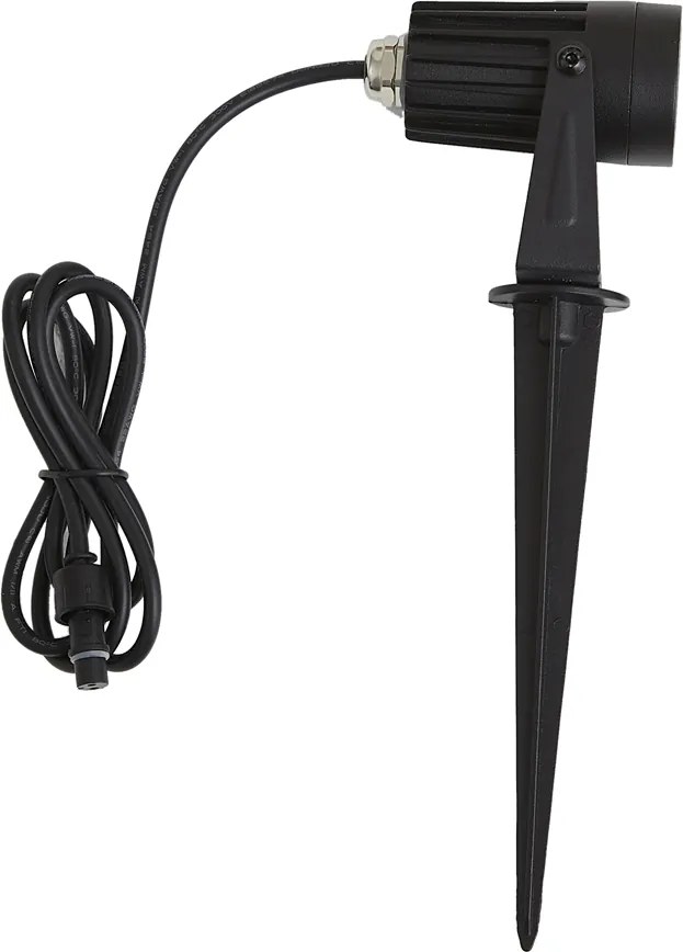 Moderný 12V reflektor čierny vrátane LED IP67 - Voltaire Pico